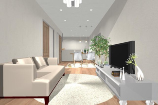 【完成予想図】 | 右京区西院寿町　建築条件つき | 《ステージングイメージパース》