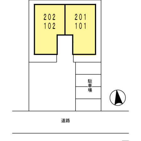 アメニティー春日井の区画図
