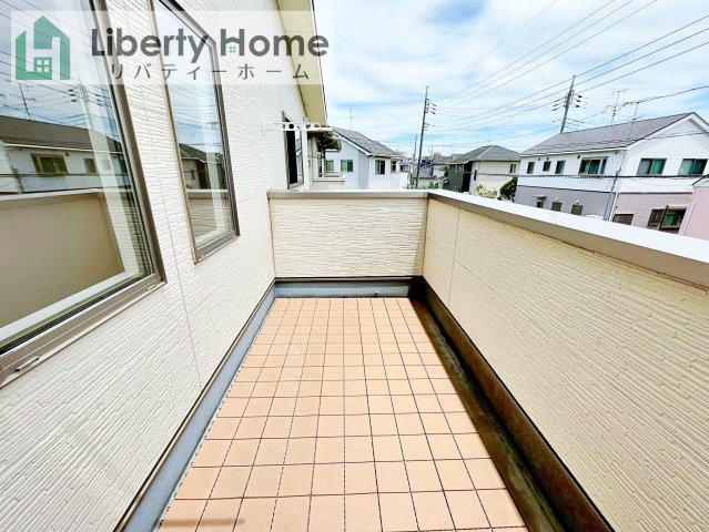 龍ケ崎市藤ケ丘6丁目　中古戸建のバルコニー
