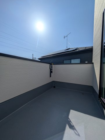 【バルコニー】 | リナージュ高崎市剣崎町23-1期ー⑤ | 開放的なスカイバルコニー♪