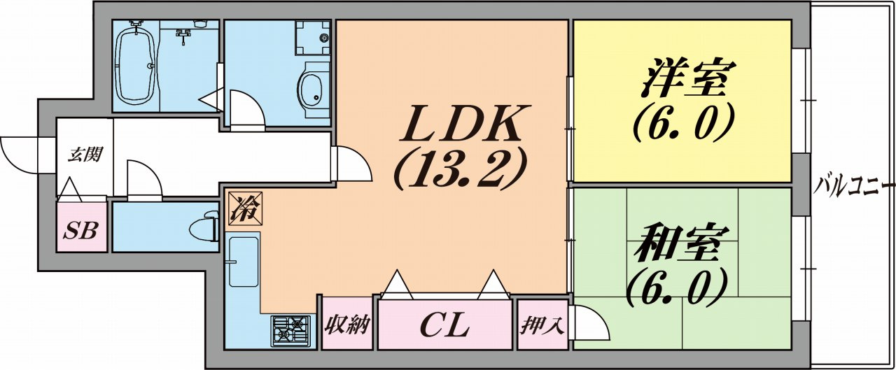 サンコート萩乃台の間取り