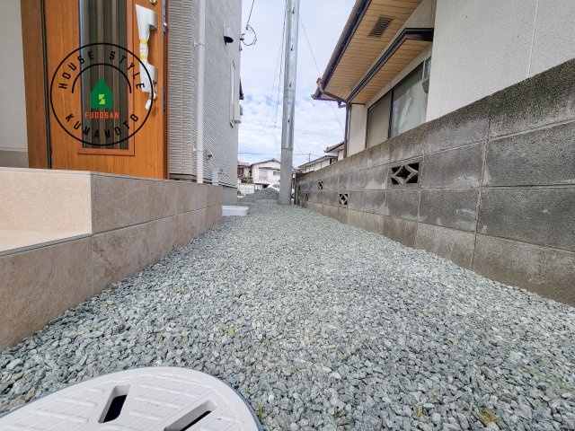 菊池郡菊陽町大字津久礼第12-2棟（2号棟）　の庭|お庭で自由な時間を過ごせます。