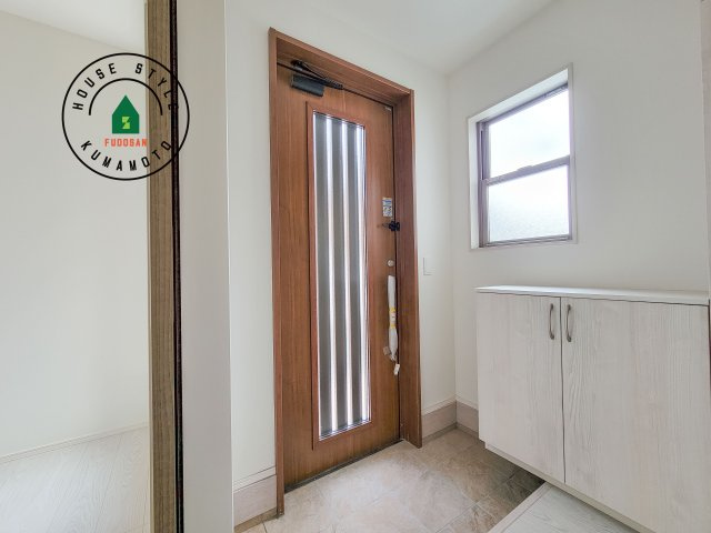 菊池郡菊陽町大字津久礼第12-2棟（2号棟）　の防犯設備|二重ロックでしっかり防犯対策ができます。