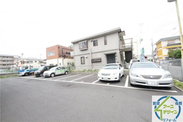 檜笠ハイツの駐車場