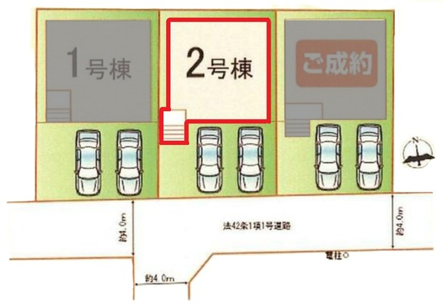 ハートフルタウン豊田市明和町3期　全3棟　新築戸建の区画図