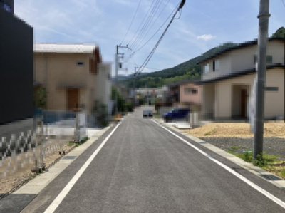 【前面道路含む現地写真】 | 大津市高砂町27　分譲地 | 2025年06月　撮影