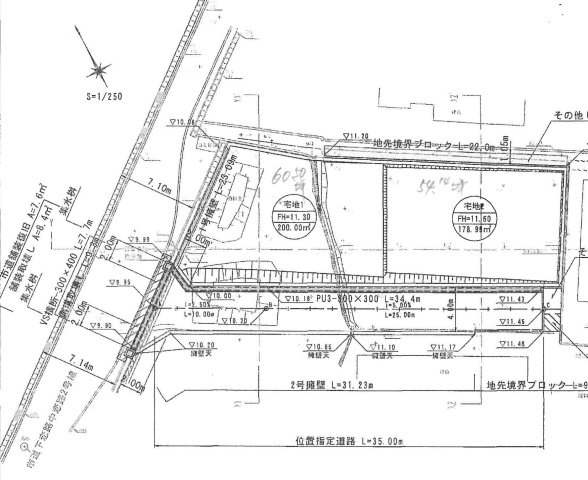宮野下　売土地　⑥の土地図
