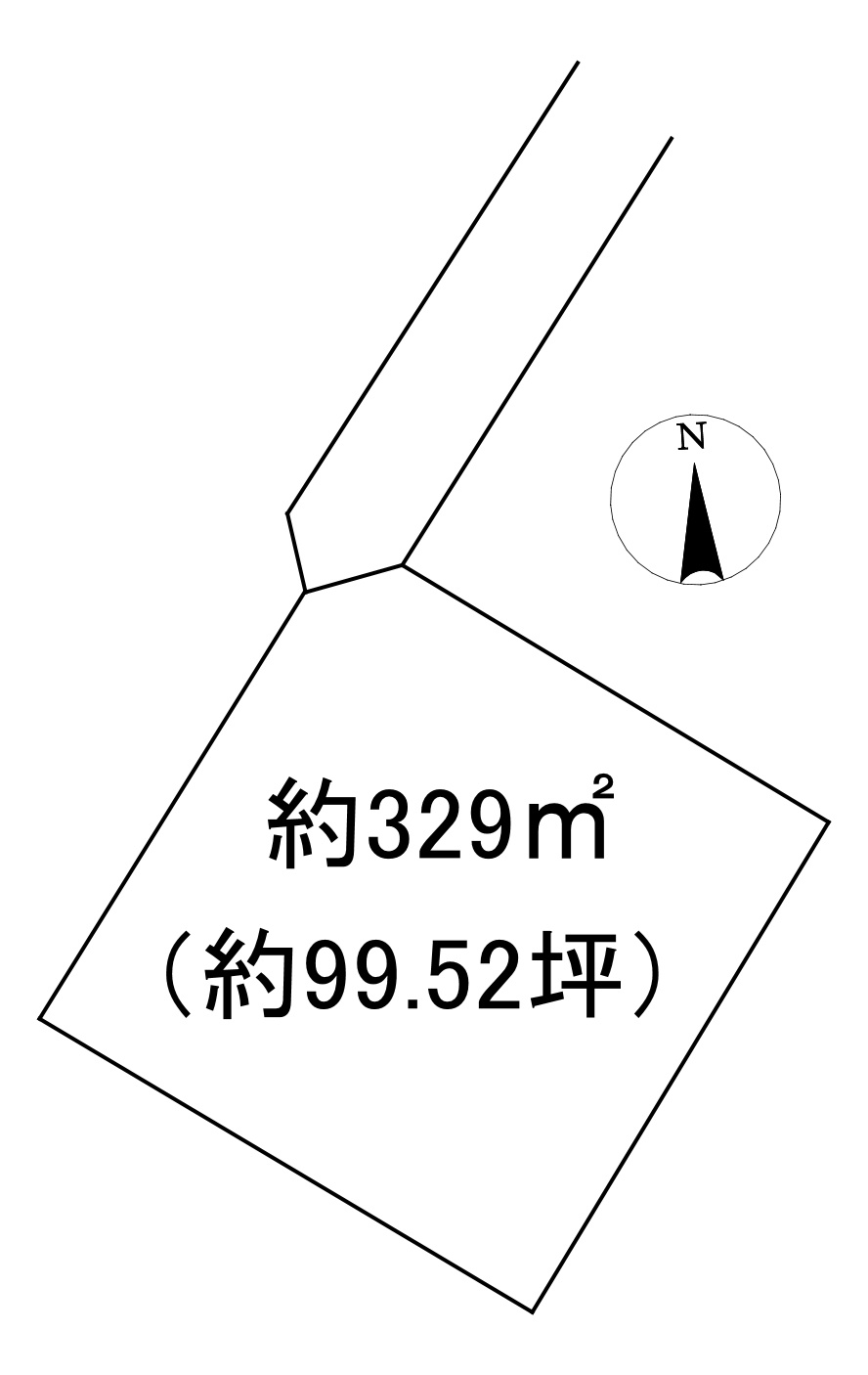 -三丁目不動産-本庄市小島南　売地の土地図
