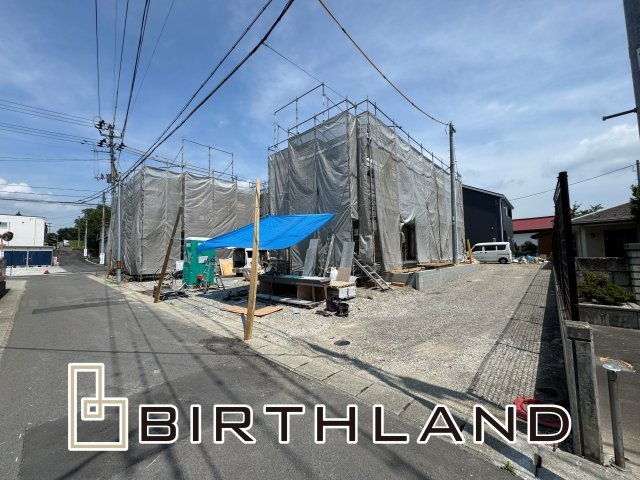 新築戸建・建売　郡山市喜久田町堀ノ内　CRADLE GARDEN　全5棟の外観|＜2号棟＞完成までは周辺のご案内や同ビルダーの完成物件でのご案内もできます！