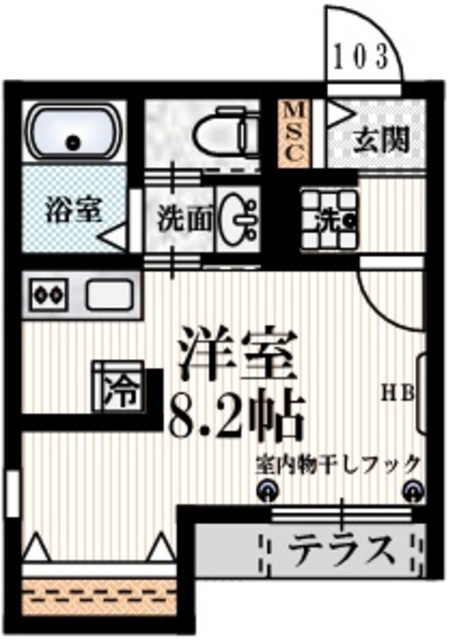グランヴァレ四ツ谷の間取り