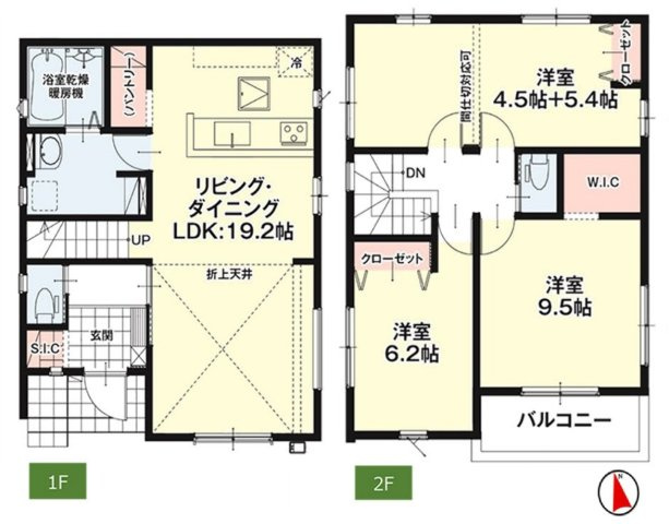 エルデ豊田市明和町1期　全3棟　新築戸建の間取り