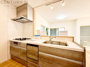 シンプルなデザインと使いやすさを兼ね備えた対面式システムキッチンは、効率的な作業スペースを提供し、家族やゲストとのコミュニケーションを促進します。