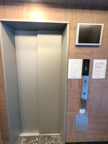 CREATIF秋葉原の設備|防犯モニター付セキュリティエレベーターです