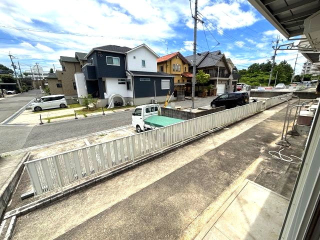 エルハイツ金剛のバルコニー