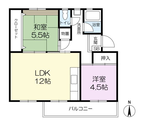【間取り】 | 笹の台団地３棟