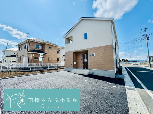 前橋市江田町第6　６号棟(全９棟)　クレイドルガーデン　新築建売分譲の外観|きれいな外観です