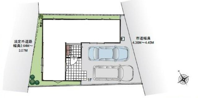 いろどりアイタウン　豊田市天王町1丁目　全1棟　新築戸建の区画図