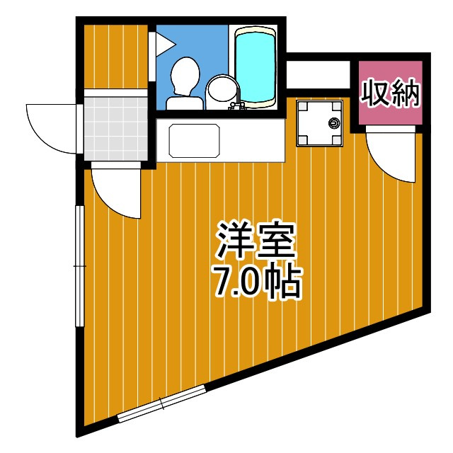 ハイツまほろばの間取り