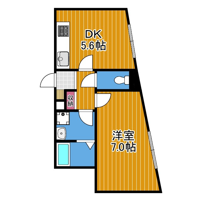 ハイツまほろばの間取り
