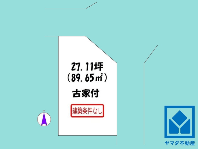 伏見区醍醐僧尊坊町の土地図