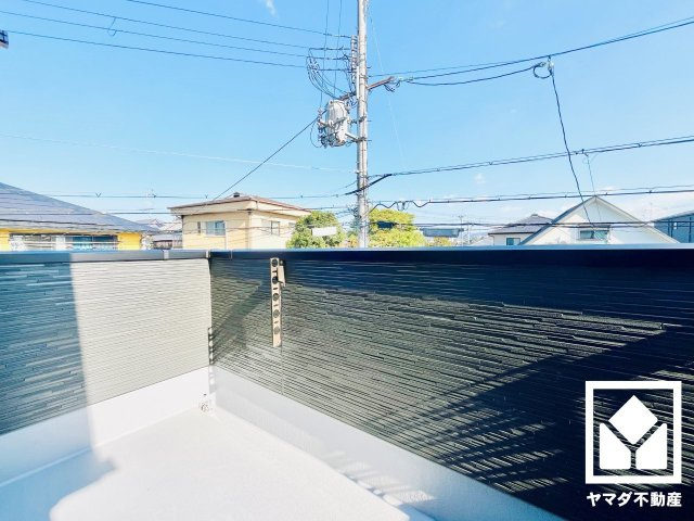 久御山町佐山双置　24-1期　1号棟のバルコニー