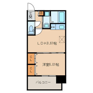 グラディート吉塚駅東の間取り