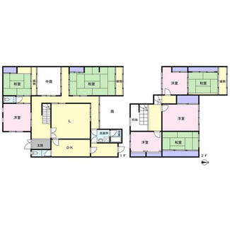 【間取り】 | 岡崎入江町　中古戸建【京町屋】