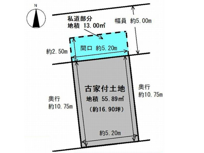 【土地図】 | 山科区西野楳本町　売地