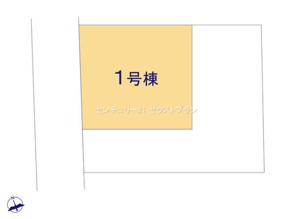 太田第1新田赤堀町 1号棟の区画図|区画図