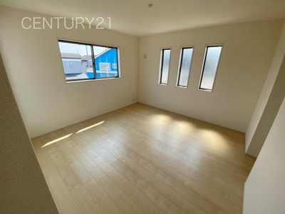 【洋室】 | 第3前橋青柳 1号棟 | ２面採光の明るい洋室です。