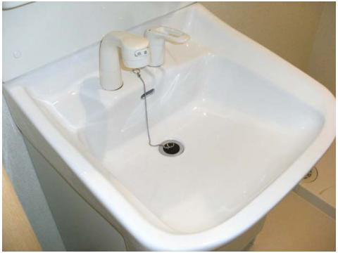 シュガーミルの洗面所|広い洗面スペース