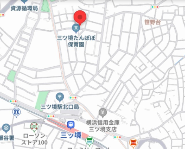 シティハイム　ハイツ笹野台の地図