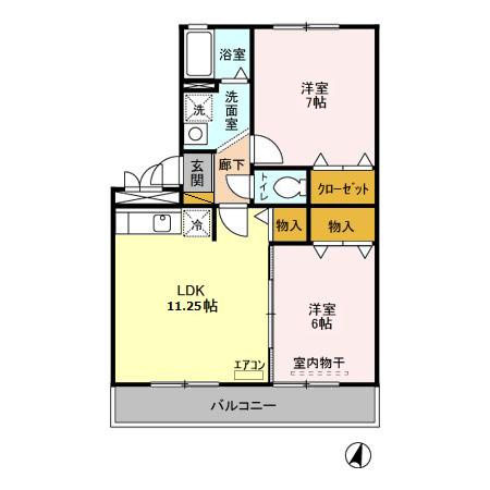 キャロルステージISHIIの間取り