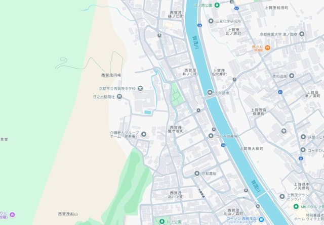 京都市北区西賀茂蟹ケ坂町　第1期　新築一戸建ての地図