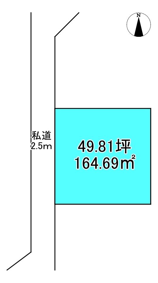 城下町　売土地の区画図