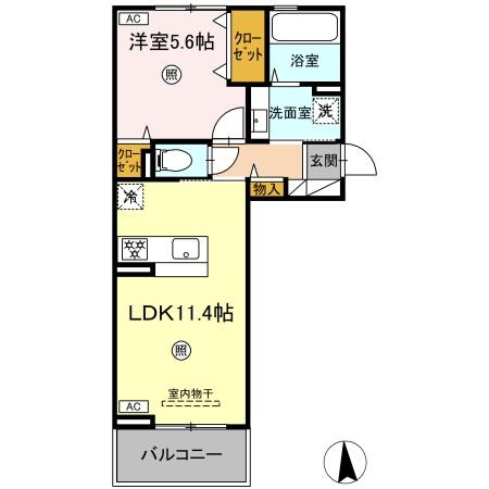 ロータスヒルＢの間取り