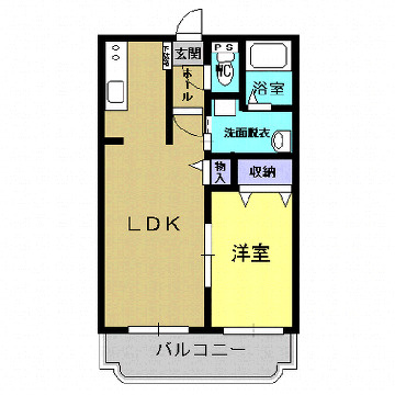 グランディールの間取り