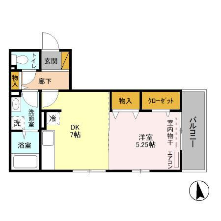 コスモス　ブランの間取り