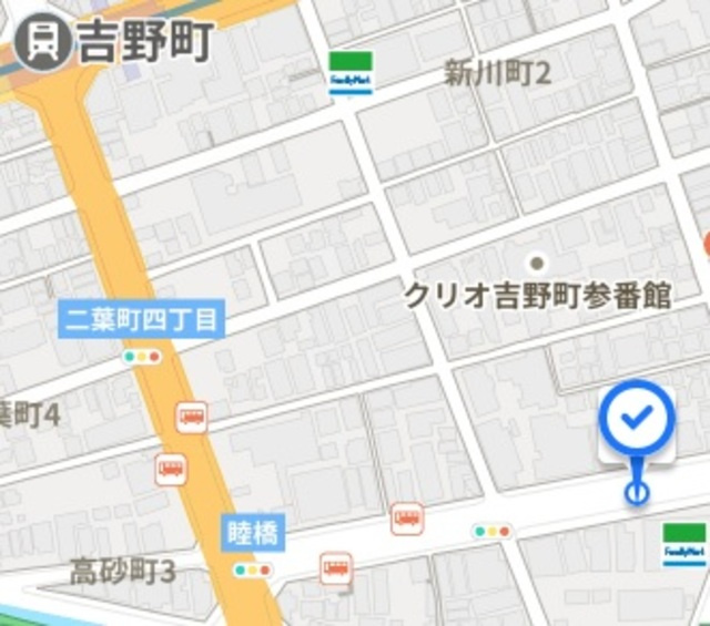 フォーレ横濱の地図