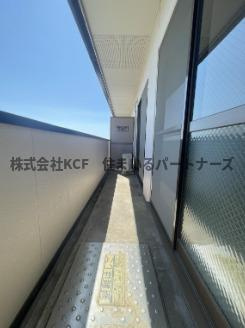 コーポベルヴューのバルコニー|開放的で明るい空間を演出してくれるバルコニーです