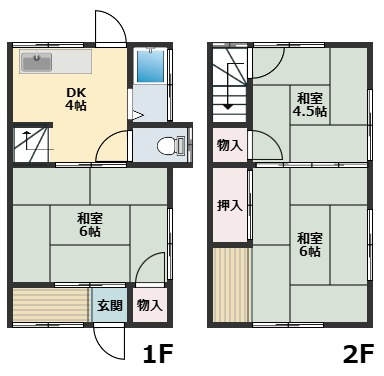 【間取り】 | 2階建