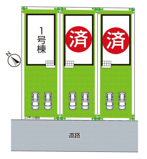 加西市北条町横尾　第10期　新築一戸建ての区画図|全3区画