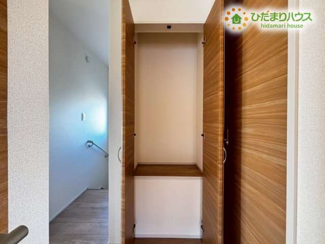 本庄市下野堂　新築一戸建て　ブルーミングガーデン　01の収納