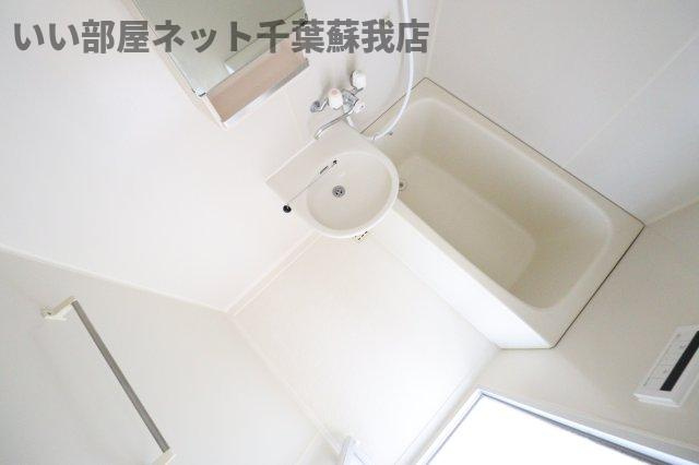 ハイムカメリアの浴室|ゆったり過ごせるお風呂です