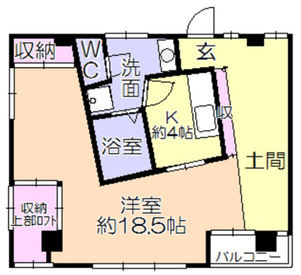 レジデンシャルパーク久留米駅前の間取り