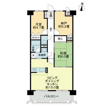 ライオンズマンション野田公園の間取り