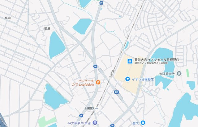 泉佐野市俵屋　第1期　新築一戸建ての地図