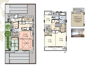 【区画図】 | ご家族様のプライベート空間が確保できる素敵な間取りです。また敷地ゆったりですので、おうち時間を楽しむのにもぴったりですね♪
