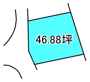 庄内5丁目　売土地の区画図