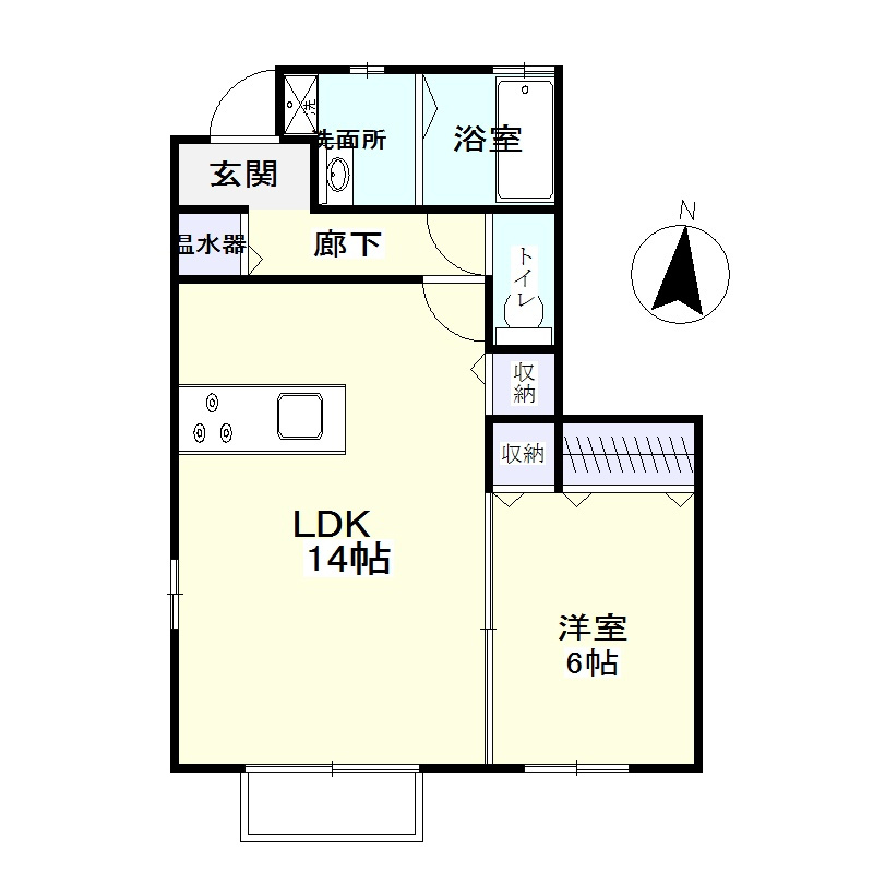 グランクラージュAの間取り